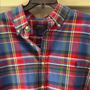 Ralph Lauren Men's Multicolor Plaid Shirt Size XXL NWT